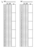 50-50 blank answer sheet